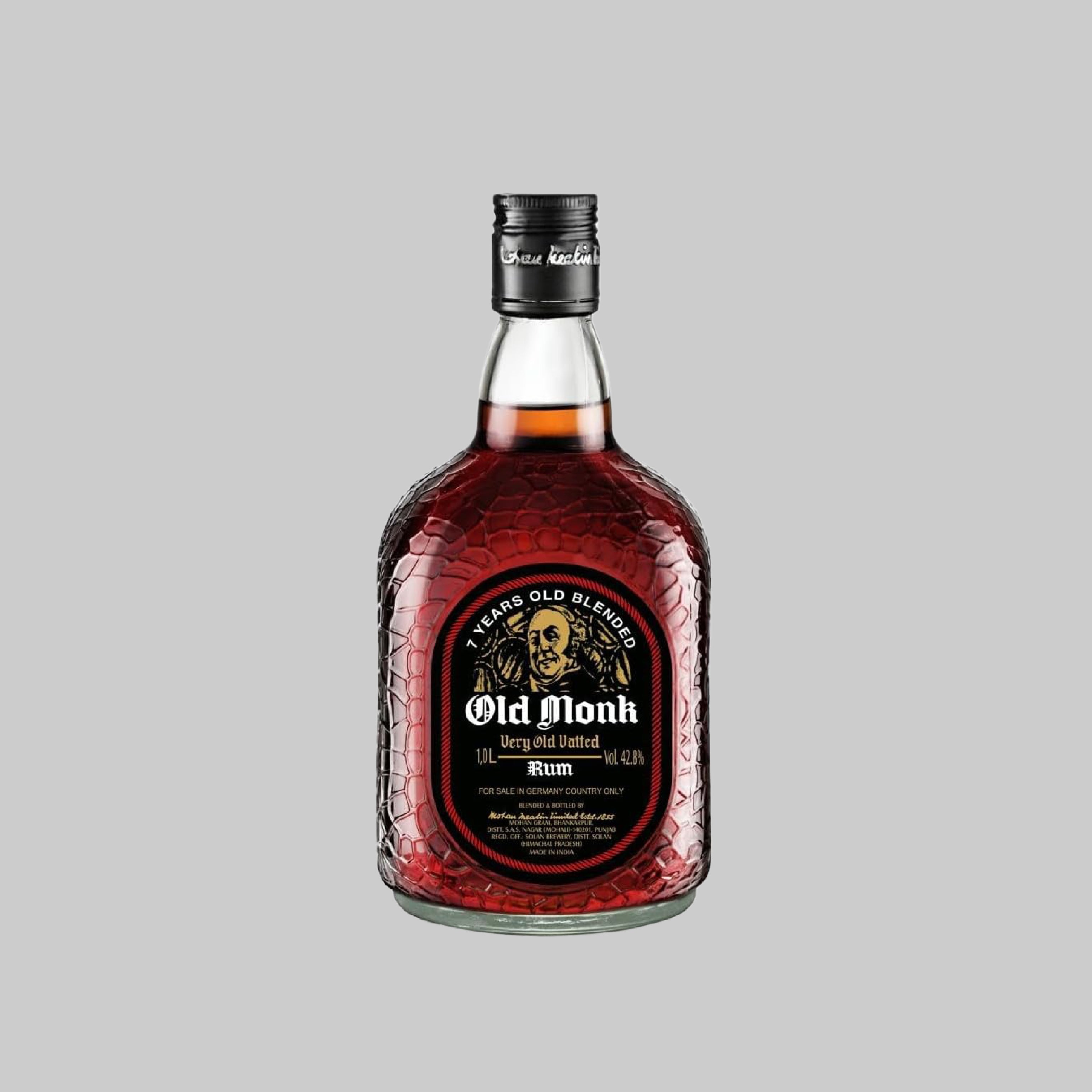 Old Monk Dark Rum 750ml 42.8% | TIME2DRINK